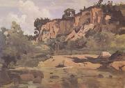 Civita Castellana (mk11) Jean Baptiste Camille  Corot